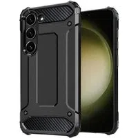 Custodia per Samsung Galaxy S23+ S916, Techsuit, Hybrid Armor, Nera — 3