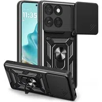 Custodia per Motorola Edge 60 Fusion / Edge 60, Techsuit, CamShield, Nera — 3