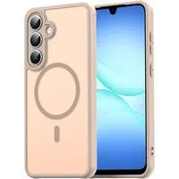Custodia MagSafe per Samsung Galaxy A17 5G, Techsuit, HaloFrost II, Dorata — 3