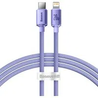 Cavo Dati e Ricarica USB-C - Lightning Baseus Crystal Shine Series, 20W, 1.2m, Viola CAJY000205 — 3