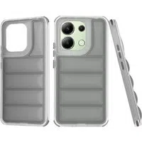 Custodia per Xiaomi Redmi Note 13 4G, Techsuit, Wave Shield, Nera — 3