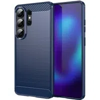 Custodia per Samsung Galaxy S26 Ultra S948, Techsuit, Carbonio, Blu — 3