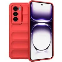 Custodia per Oppo Reno12, Techsuit, Magic Shield, Rossa — 3