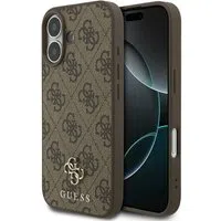Custodia MagSafe per Apple iPhone 17, Guess, 4G Small and Classic Logo, Marrone — 3
