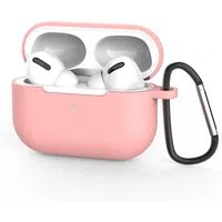 Custodia Techsuit Silicone Case per Apple AirPods Pro 3, Rosa Scuro — 3