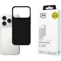 Custodia per Apple iPhone 17 Pro Max, 3MK, Silicone, Nera — 3