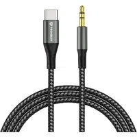 Cavo Audio USB-C - 3.5mm Techsuit AC16 NexaSound, 1m, Grigio — 3