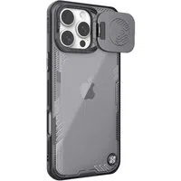 Custodia per Apple iPhone 16 Pro, Nillkin, Iceblade Prop (senza ritaglio per fotocamera), Nera — 3