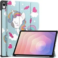 Custodia per Samsung Galaxy Tab S11, Techsuit, FoldPro Unicorn, Multicolore — 3