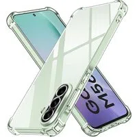 Custodia per Samsung Galaxy M56 M566, Techsuit, Shockproof Clear, Trasparente — 3
