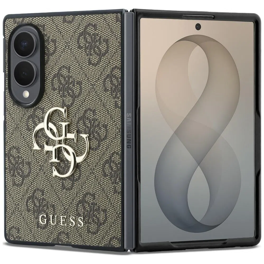 Custodia per Samsung Galaxy Z Fold8 F971, Guess, 4G Big Logo, Marrone — 2