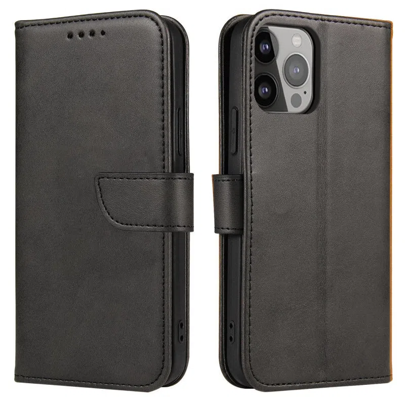 Custodia per Oppo Reno14 F / Reno14, OEM, Marva Wallet, Nera — 2