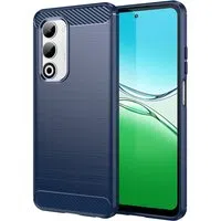 Custodia per Oppo A5 4G, Techsuit, Carbonio, Blu — 3