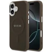 Custodia MagSafe per Apple iPhone 17, Guess, Classic Logo, Marrone — 3