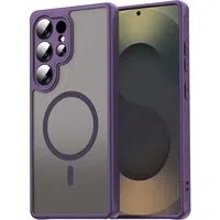Custodia MagSafe per Samsung Galaxy S25 Ultra S938, Techsuit, HaloFrost II, Viola — 3