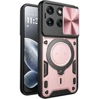 Custodia per Motorola Edge 70 Fusion, Techsuit, CamGuard Pro, Rosa Dorato — 3