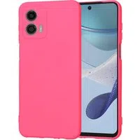 Custodia per Motorola Moto G53, Techsuit, SoftFlex, Rosa Scuro — 3
