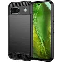 Custodia per Google Pixel 8a, Techsuit, Carbonio, Nera — 3