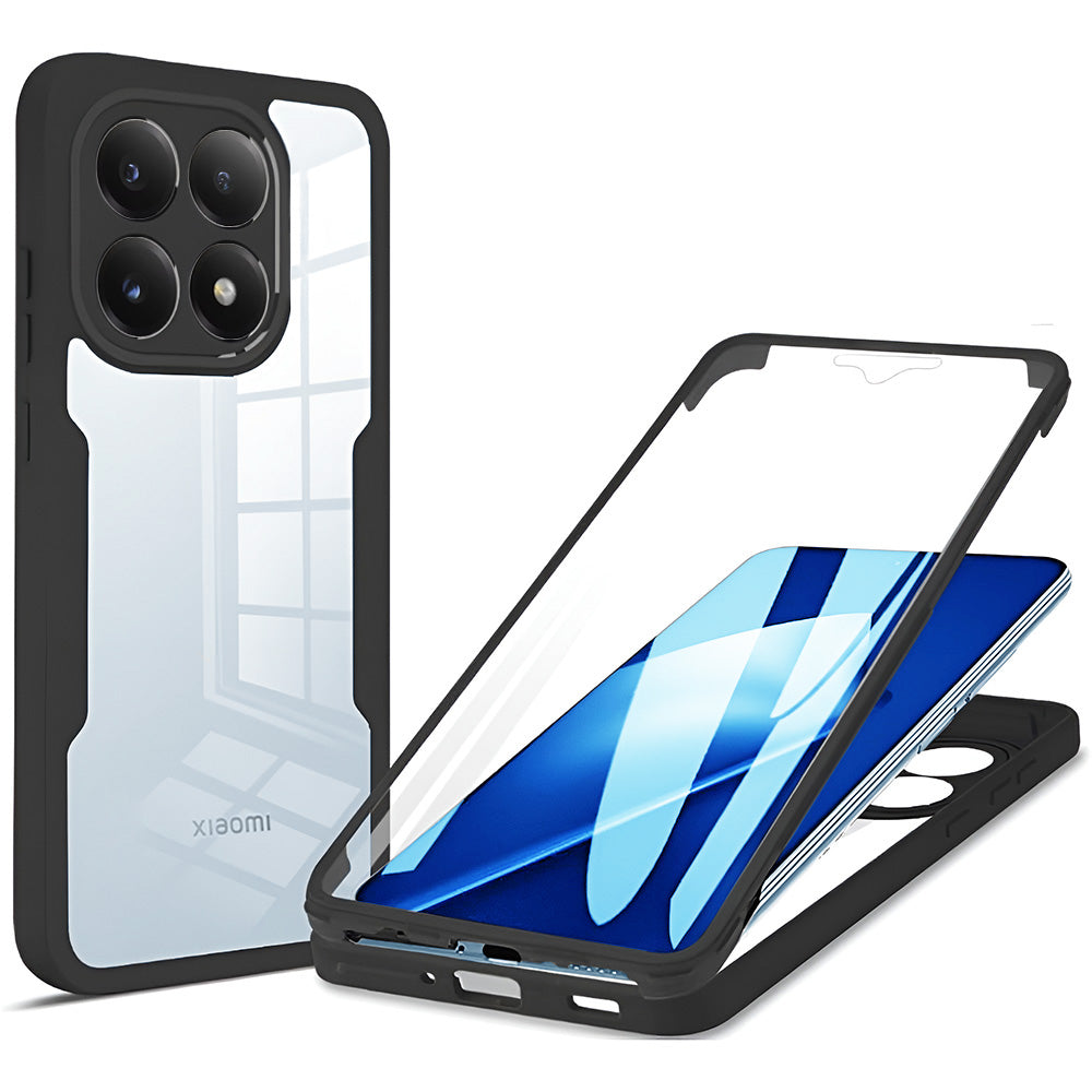 Techsuit Custodia per Xiaomi 17, Techsuit, ColorVerse 360, Nera