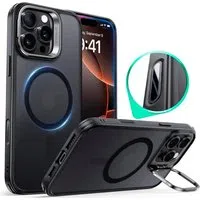 Custodia MagSafe per Apple iPhone 16 Pro Max, ESR, Classic Hybrid Kickstand Slide, Nera Satinata — 3