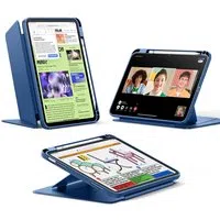 Custodia per Apple iPad (2025) / (2022), ESR, Flip Hybrid, Blu — 3