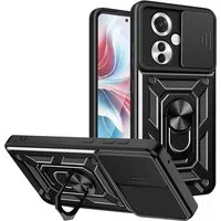 Custodia per Oppo Reno11 F, Techsuit, CamShield, Nera — 3