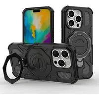 Custodia per Apple iPhone 16 Pro, Techsuit, Carbon Shield Pro, Nera — 3