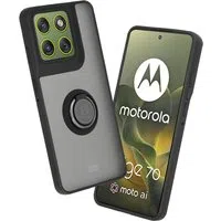 Custodia per Motorola Edge 70, Techsuit, Glinth, Nera — 3