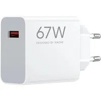 Caricabatterie Rete Xiaomi, 67W, 6.2A, 1 x USB-A, Bianco BHR07SKEU — 3