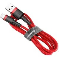 Cavo Dati e Ricarica USB-A - Lightning Baseus Cafule, 18W, 1m, Rosso CALKLF-B09 — 3