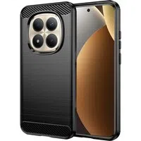 Custodia per Xiaomi Poco M8 Pro / Redmi Note 15 Pro+ 5G, Techsuit, Carbonio, Nera — 3