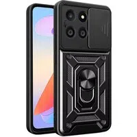 Custodia per Honor X6a, Techsuit, CamShield, Nera — 3