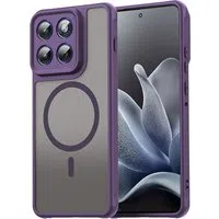 Custodia MagSafe per Motorola Edge 70, Techsuit, HaloFrost II, Viola — 3