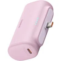 Batteria Esterna Baseus Compact, 5000mAh, 20W, PD, 2 x USB-C, Rosa P10068306413-00 — 3