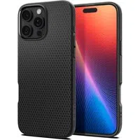 Custodia per Apple iPhone 16 Pro Max, Spigen, Liquid Air Matte, Nero ACS07988 — 3