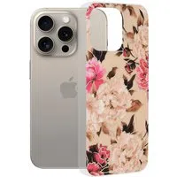 Custodia per Apple iPhone 15 Pro Max, Techsuit, Marble, Beige — 3
