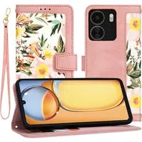 Custodia per Xiaomi Poco C65 / Redmi 13C, Techsuit, FlipCraft, Rosa — 3