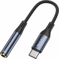Adattatore Audio USB-C - 3.5mm Yesido YAU38, Nero — 3