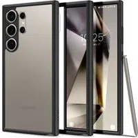 Custodia per Samsung Galaxy S24 Ultra S928, Spigen, Ultra Hybrid, Nero Opaco ACS07295 — 3
