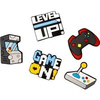 Sticker 3D OEM GameOn per Custodia Telefono / Tablet, Set da 5 pezzi, Multicolore — 3