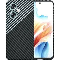 Custodia per OnePlus Nord N30 SE / Oppo A79, Techsuit, Carbonite FiberShell, Nero Grigio — 3