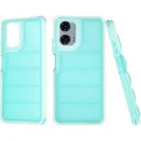 Custodia per Motorola Moto G24 Power, Techsuit, Wave Shield, Turchese — 3