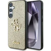 Custodia per Samsung Galaxy S25 S931, Guess, Glitter Big 4G Script, Dorata — 3