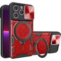 Custodia per Apple iPhone 13 Pro, Techsuit, CamGuard Pro, Rossa — 3