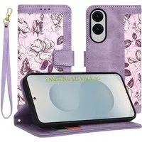 Custodia per Samsung Galaxy S25 Edge S937, Techsuit, FlipCraft, Viola — 3
