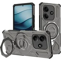 Custodia per Xiaomi Redmi Note 14 5G, Techsuit, Carbon Shield Pro, Fumè — 3