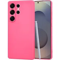 Custodia per Samsung Galaxy S25 Ultra S938, Techsuit, SoftFlex, Rosa Scuro — 3