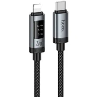 Cavo Dati e Ricarica USB-C - Lightning HOCO Display U148, 27W, 1.2m, Nero — 3
