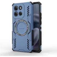 Custodia MagSafe per Motorola Moto G86 Power, Techsuit, ArmorMag, Blu — 3
