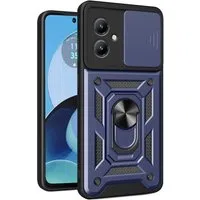 Custodia per Motorola Moto G14, Techsuit, CamShield, Blu — 3